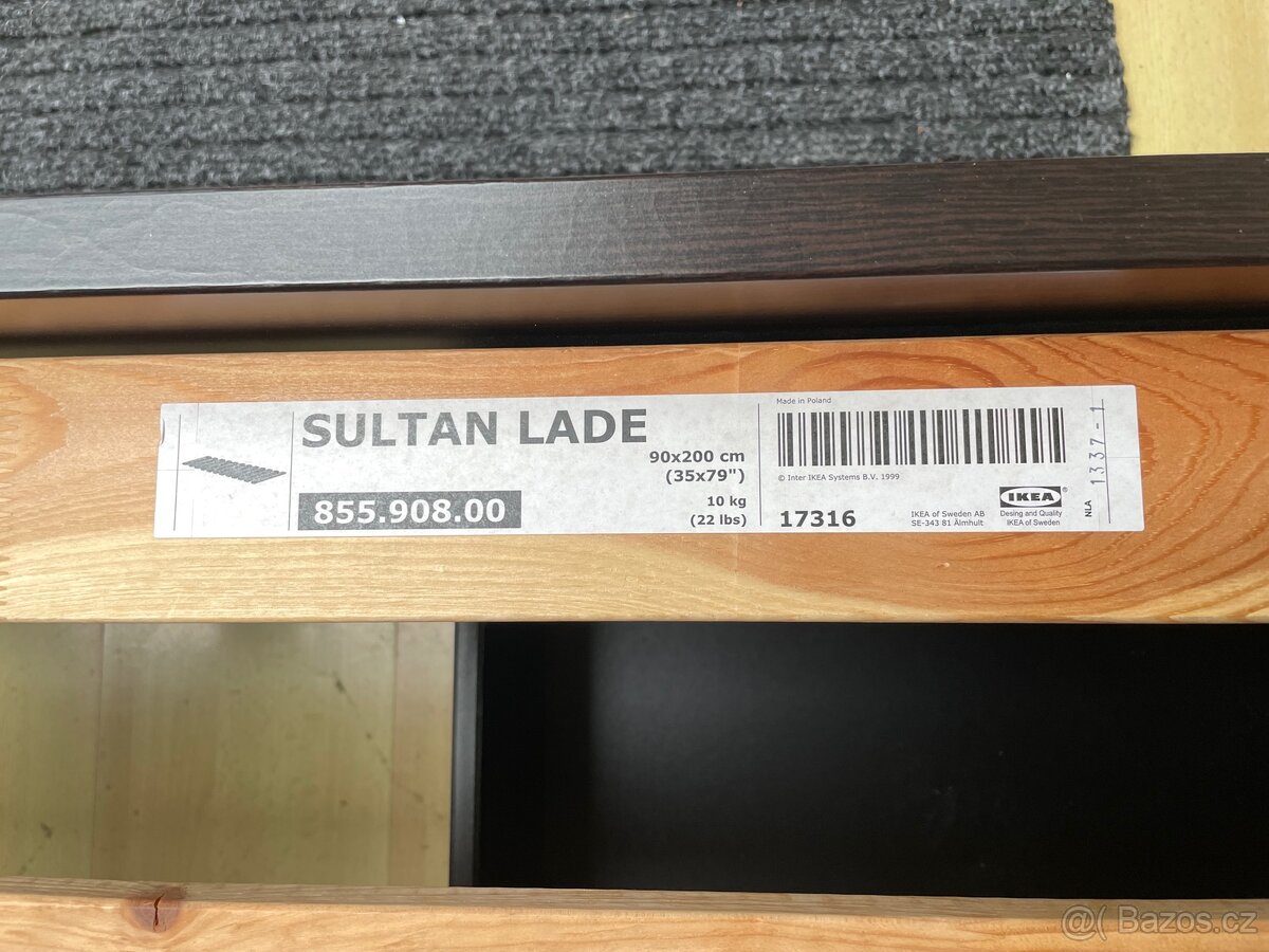Postel Ikea Sultan Lade 180x200 - 2