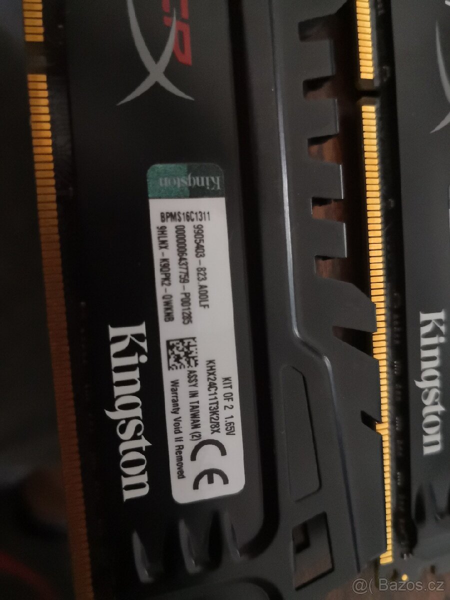 DDR3 8GB, 2x4GB, kit 8, 2400Mhz - 2