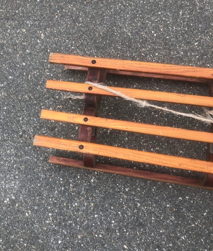 Sáňky dřevěné - 2