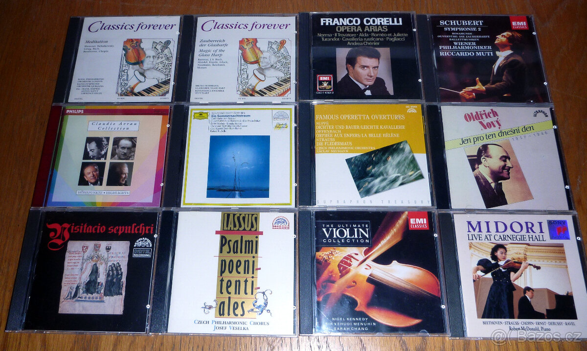 CD vážná hudba 20,-/kus - 2