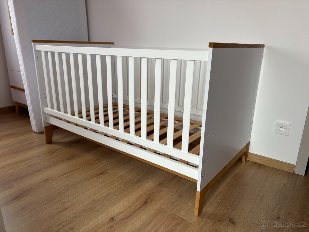 Dětská postýlka Malia bílá - 2