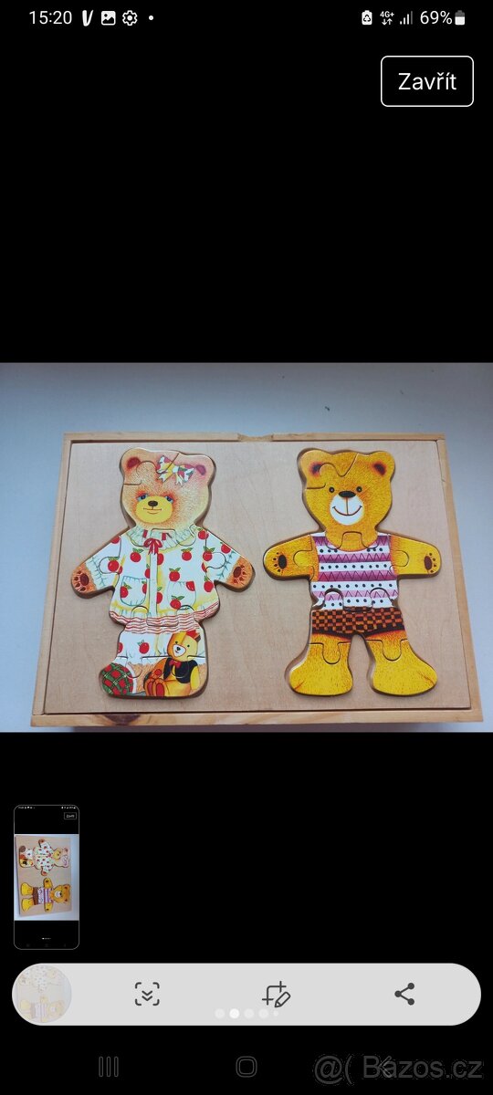 Dřevěná skládačka - 2