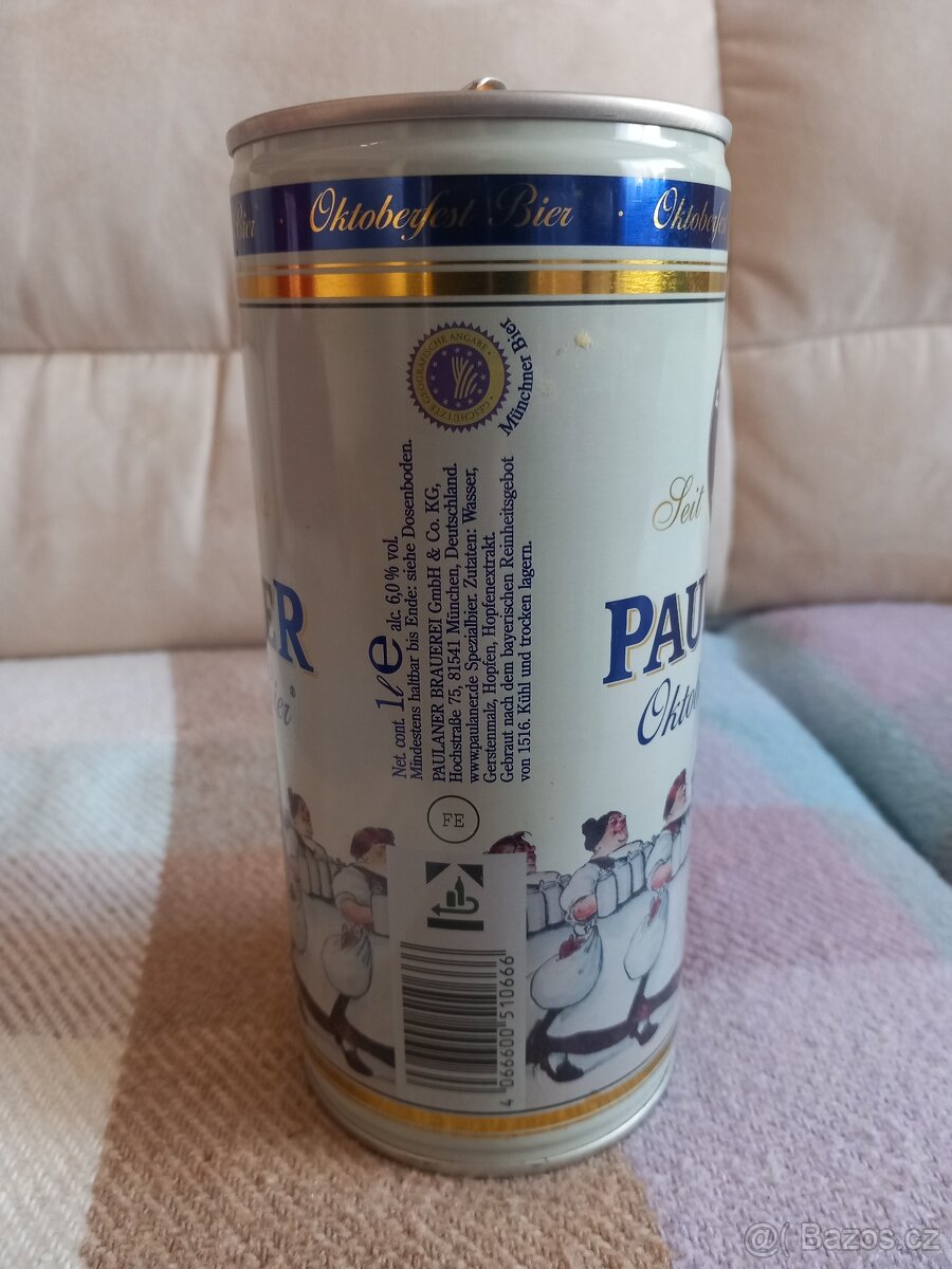 Plechovka od piva Paulaner - 2