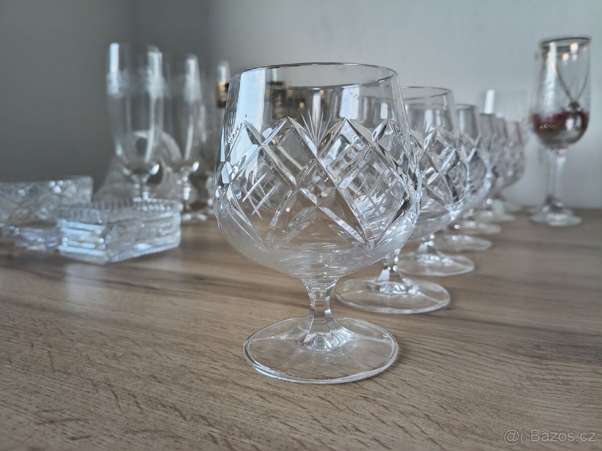 Broušené sklo po babičce - 2