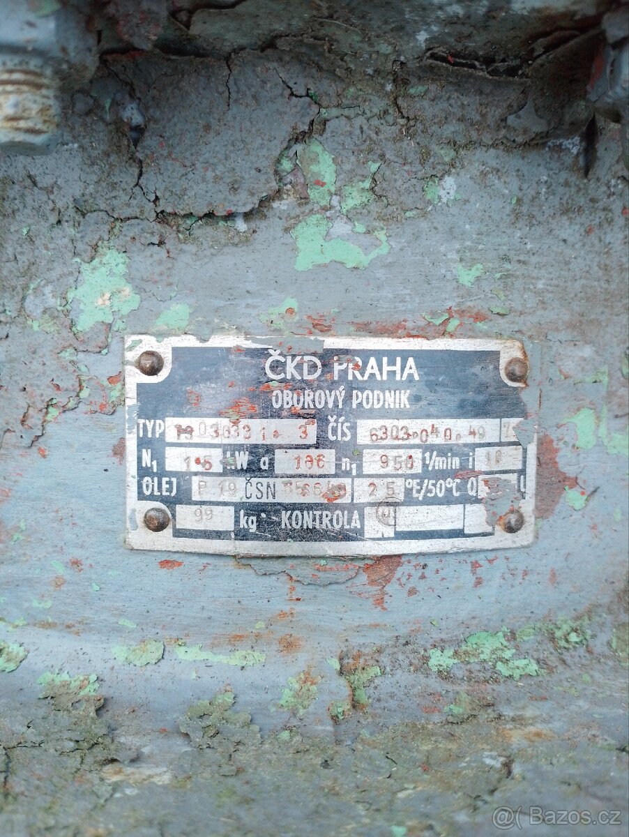Motor s převodovkou 1,5 kw - 2