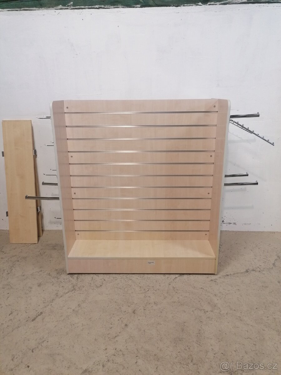 Prodejní 4 straný regál na kolečkách - 2