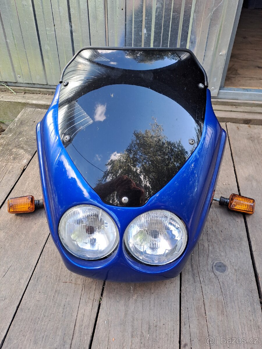 Uni maska včetně světel, blinkrů a MRA plexi - 2