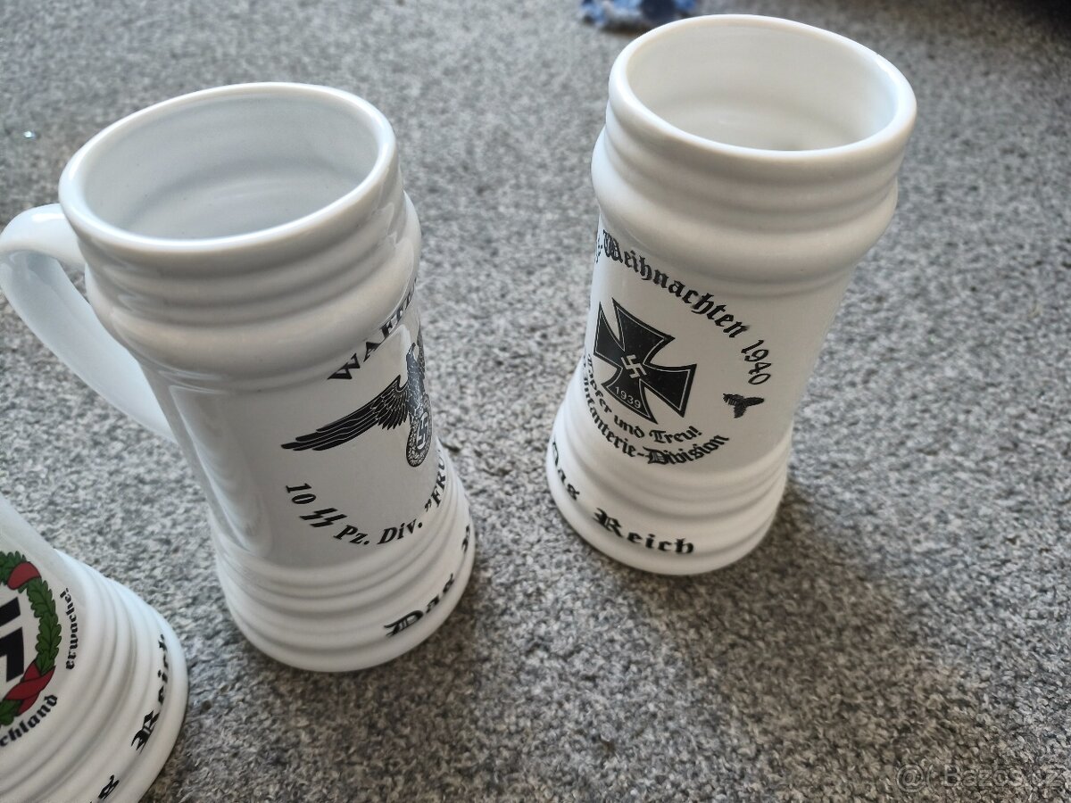 Německé porcelánové korbely - 2