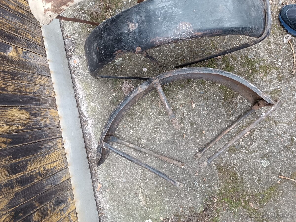 Přední dlatnik zadní blatník nosič IŽ49 IŽ350 DKW - 2