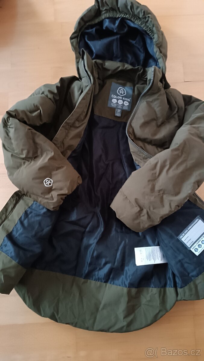 Bunda COLOR KIDS vel.128 dark olive - 2