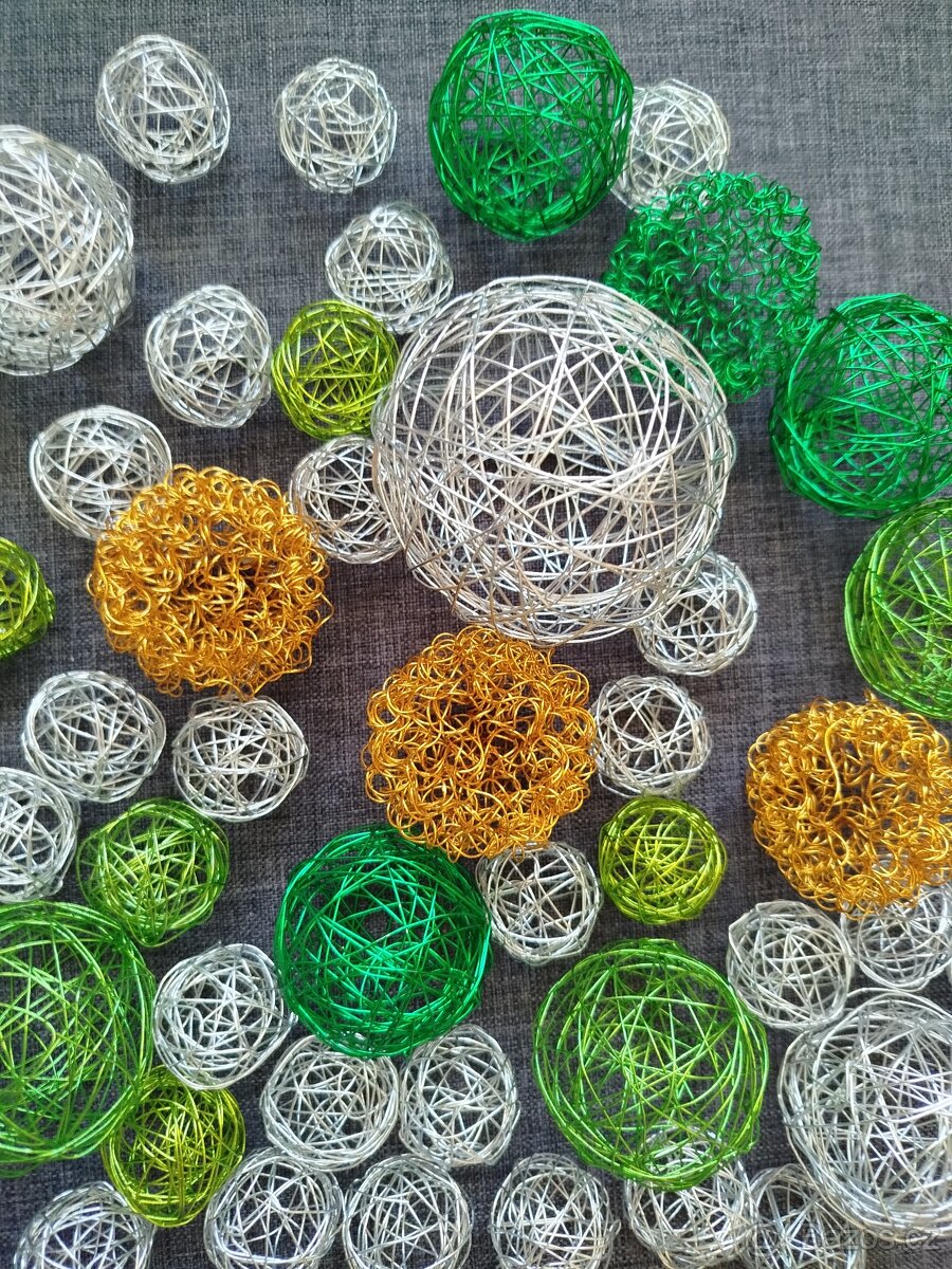 Drátěné dekorační koule - 2