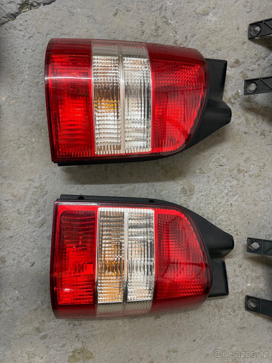 Vw Multivan T5 kapota, nárazník, zadní světla - 2