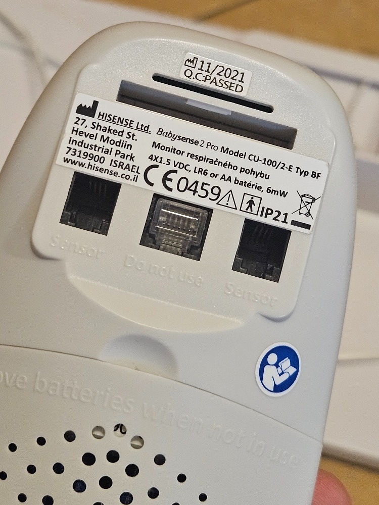 Monitor dechu Babysense 2 Pro – pro klidný spánek miminka 🍼 - 2