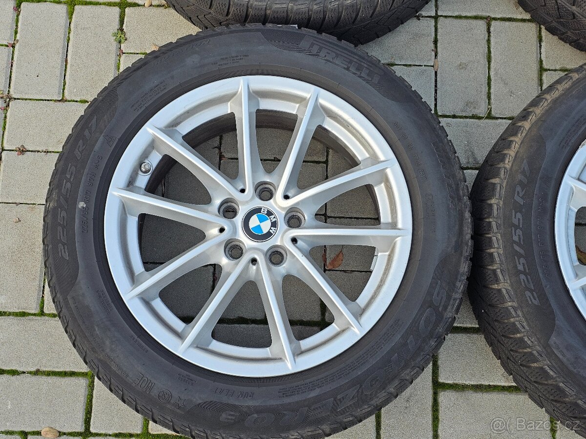 Alu kola BMW 5 G30/G31 + zimní pneu Pirelli 225/55 R17 - 2