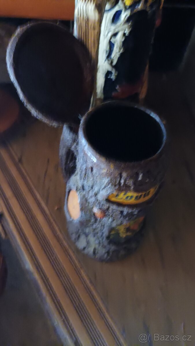 Pivní korbel myslivecký +džbán - 2