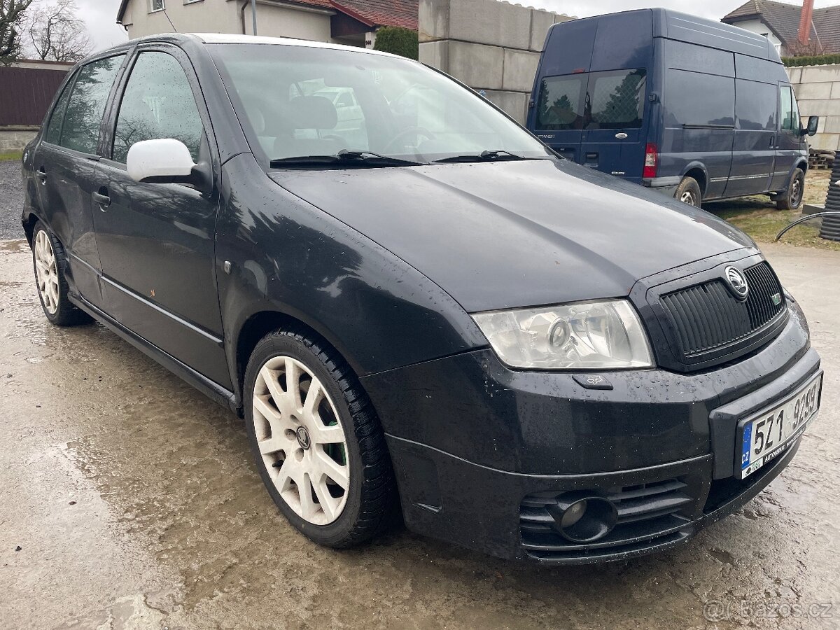 Škoda Fabia RS 1,9tdi lehce havarovaná odjezd po ose - 2