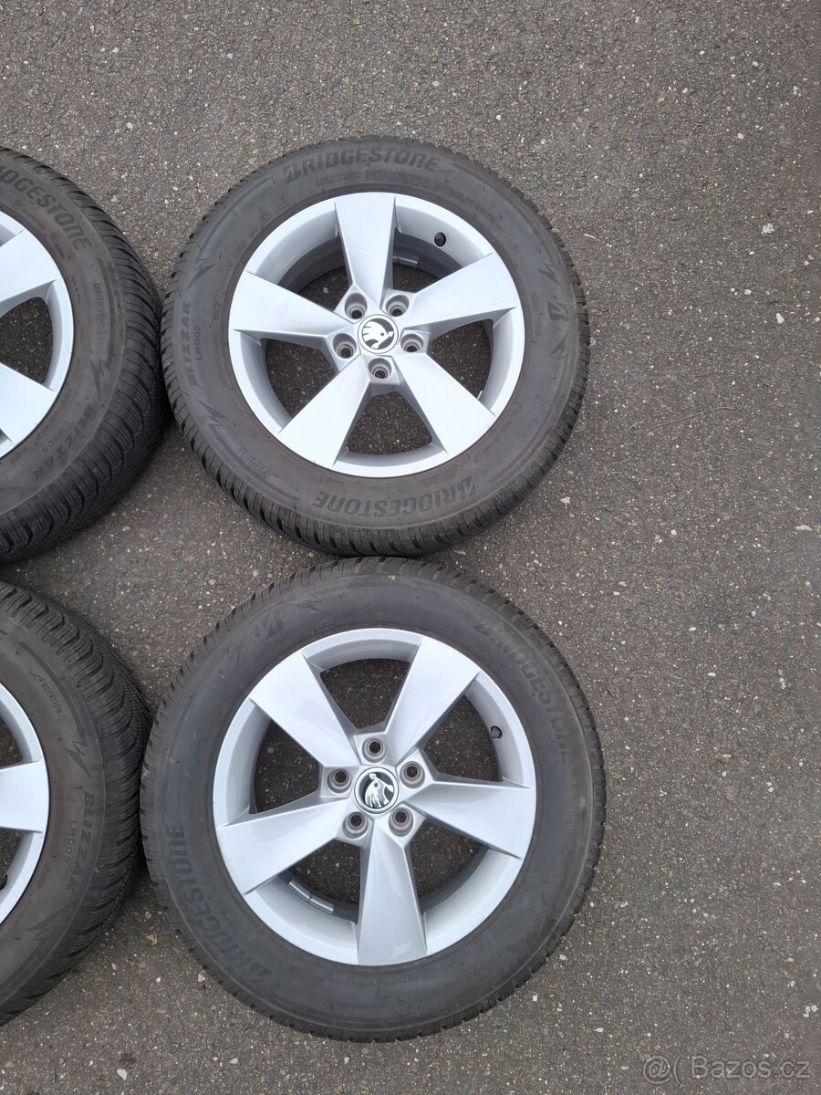 Zimní alu kola Fabia 4 185/65/15 ET40 5x100 - 2