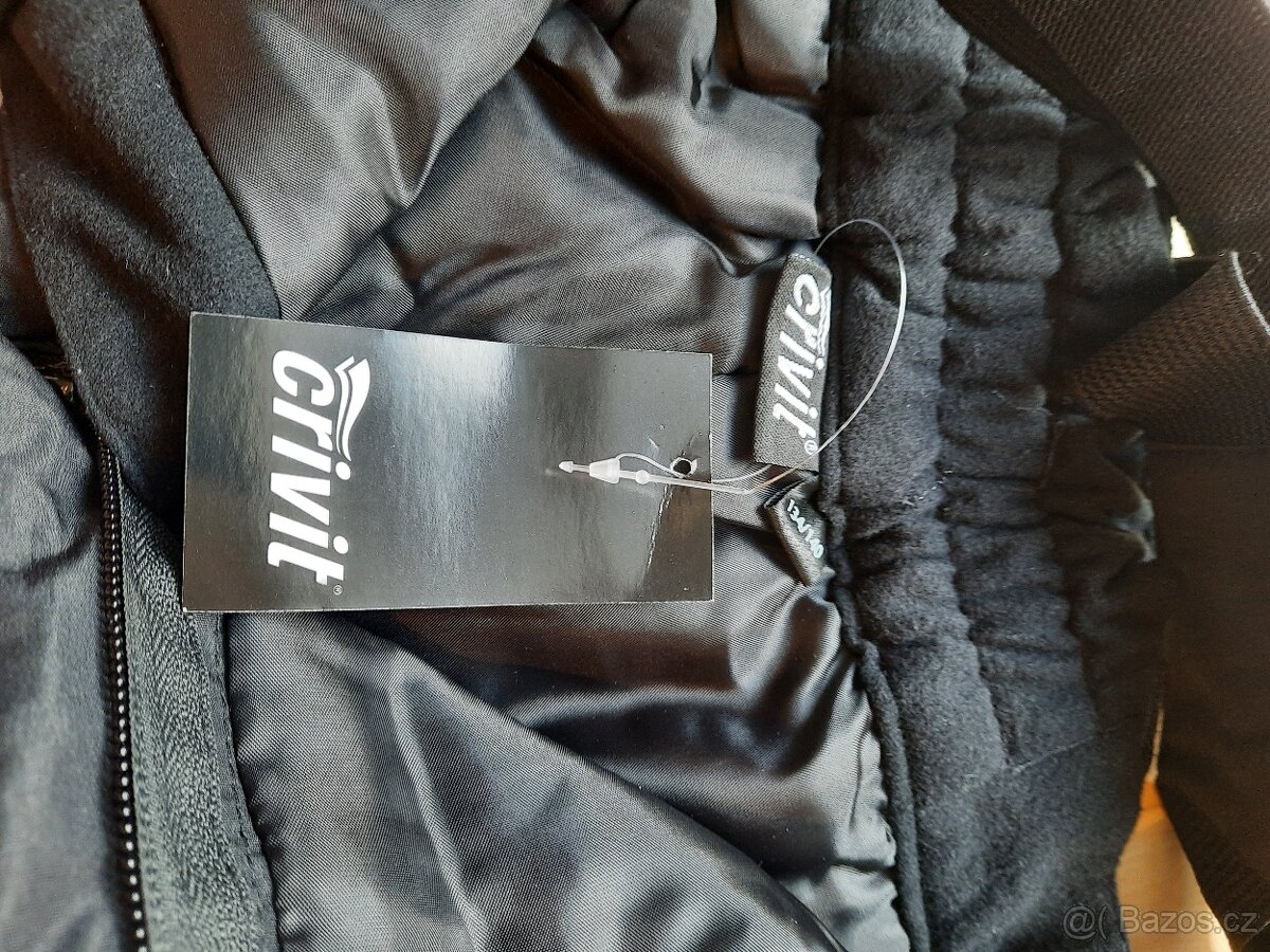 Černé lyžařské kalhoty vel. 134-140 - 2