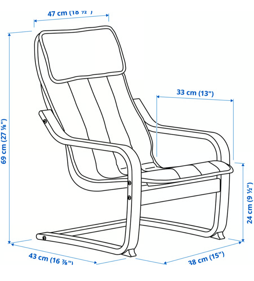 Křeslo Ikea Poang - 2