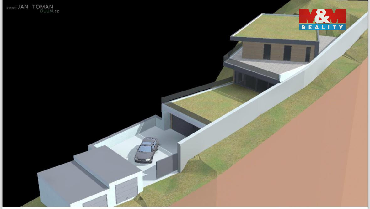 Prodej pozemku k bydlení, 979 m², Plzeň, ul. Spádná - 2