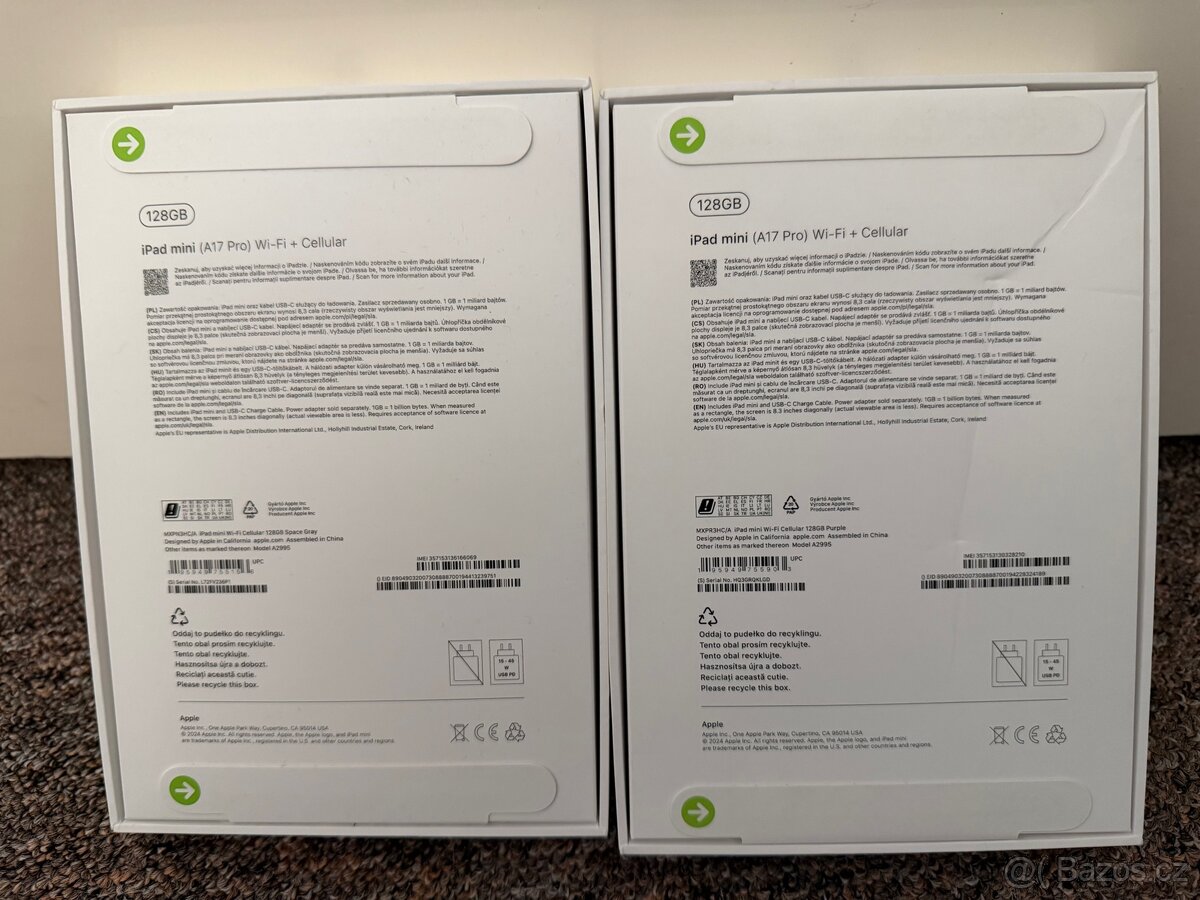 Apple iPad mini (2024) Wi-Fi + Cellular 128 GB. 2 roky zaruk - 2