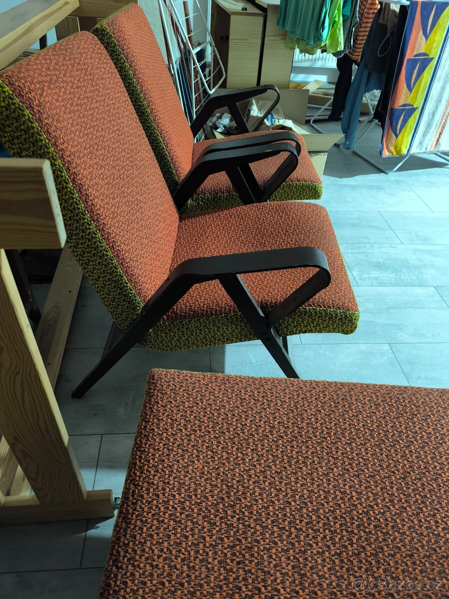 Křesla Pravenec +taburet - 2