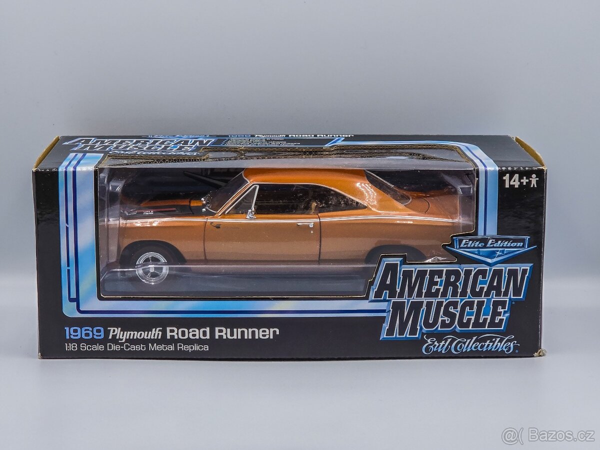 1969 Plymouth RoadRunner 1:18 Ertl - Zlín | Bazoš.cz