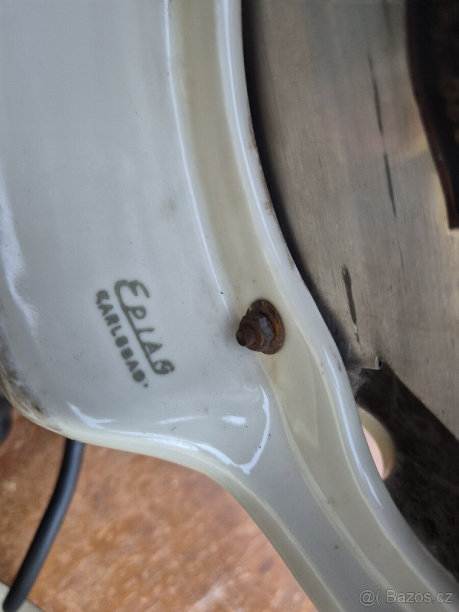 Starožitné funkční el.porcelánové topidlo Epiag Karlsbad - 2