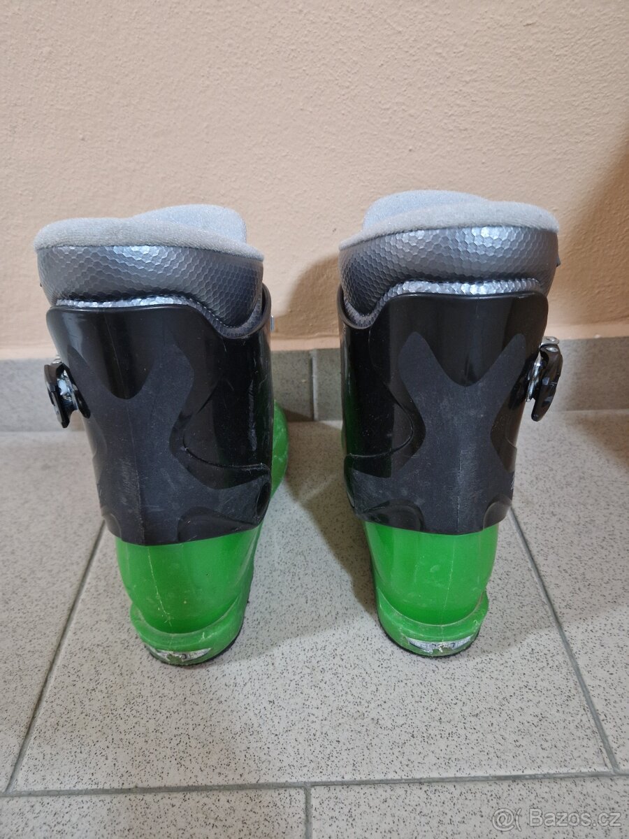 Dětské lyžařské boty Alpina AJ2 black/green - 2