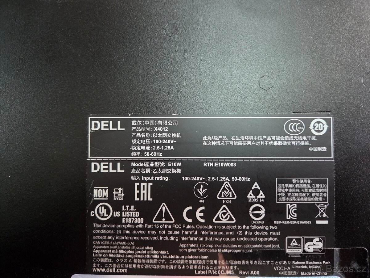 4x Dell X4012 12x 10GbE SFP+ - 2