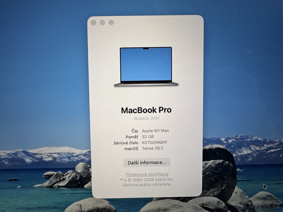 MacBook Pro 16” 2023 M1 Max / 32GB / 1000GB - 2