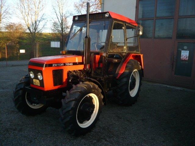 Zetor 7245 STK do 2029, závaží přední i v kolech, doklady SP - 2