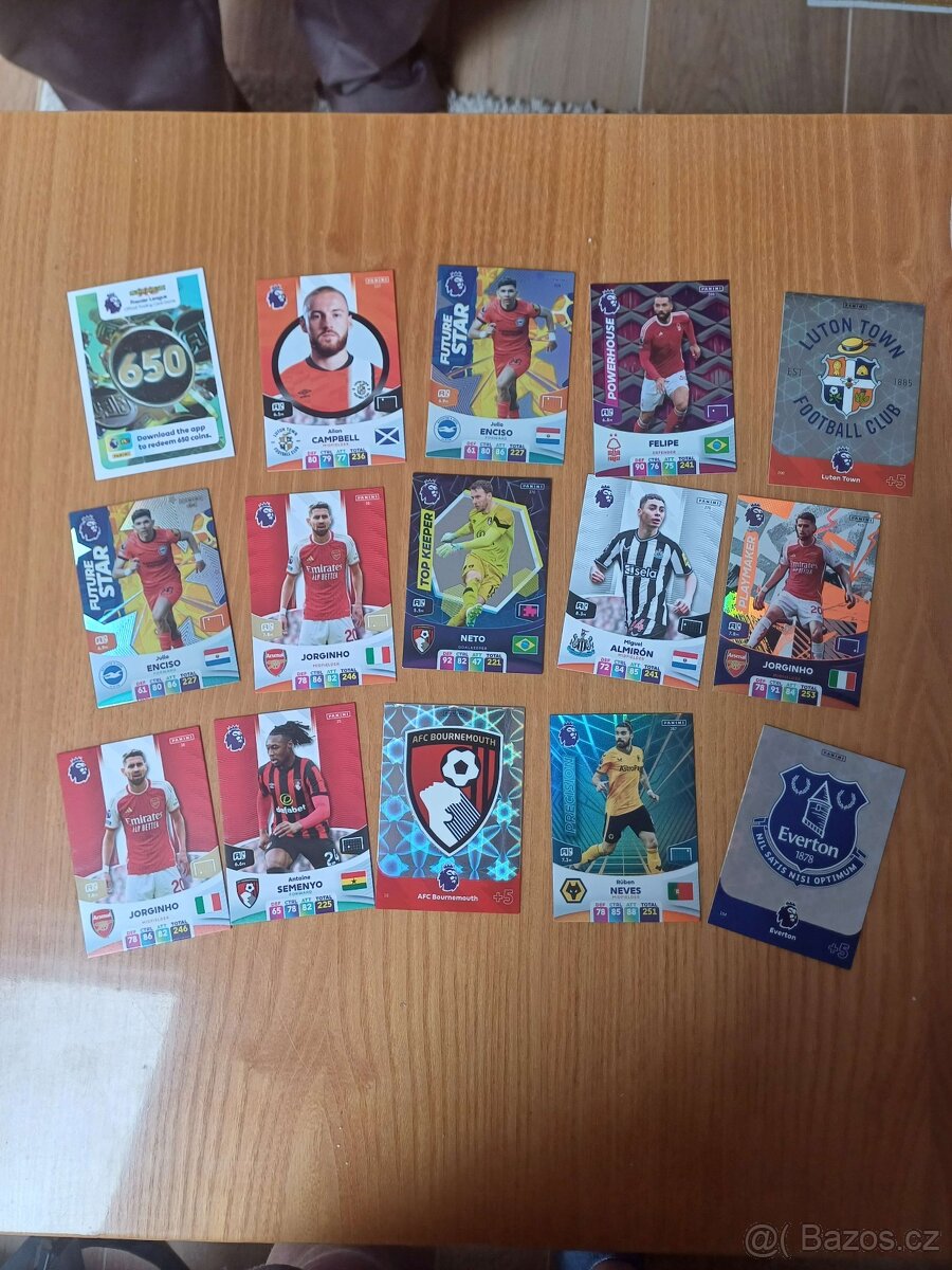 fotbalové kartičky Adrenalin Premier League 2024 - 2