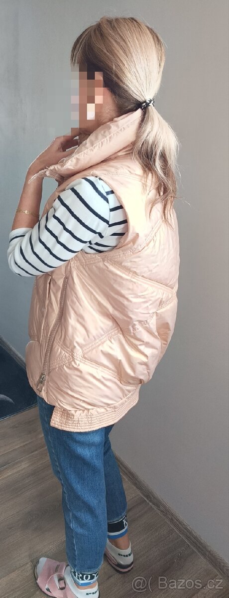 Dámská perleťová vesta velS-M - 2