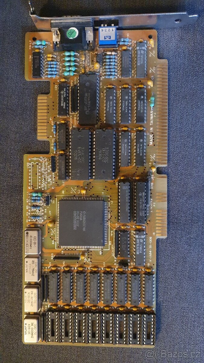 Historická grafická karta z roku 1988 Great Tek Inc. - 2