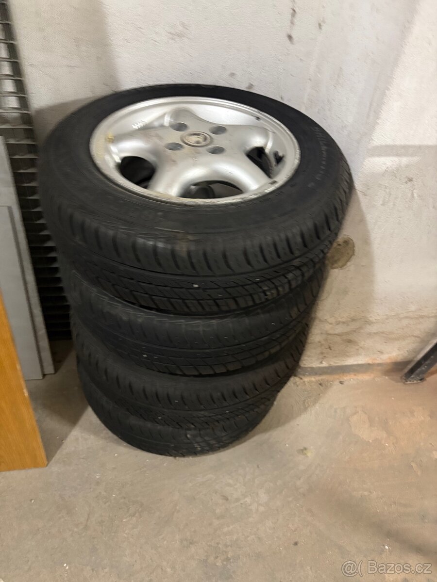 Alu kola s pneu - Škoda Favorit, Škoda Forman - 2