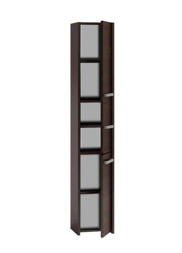 Koupelnová skříňka vysoká wenge - 2