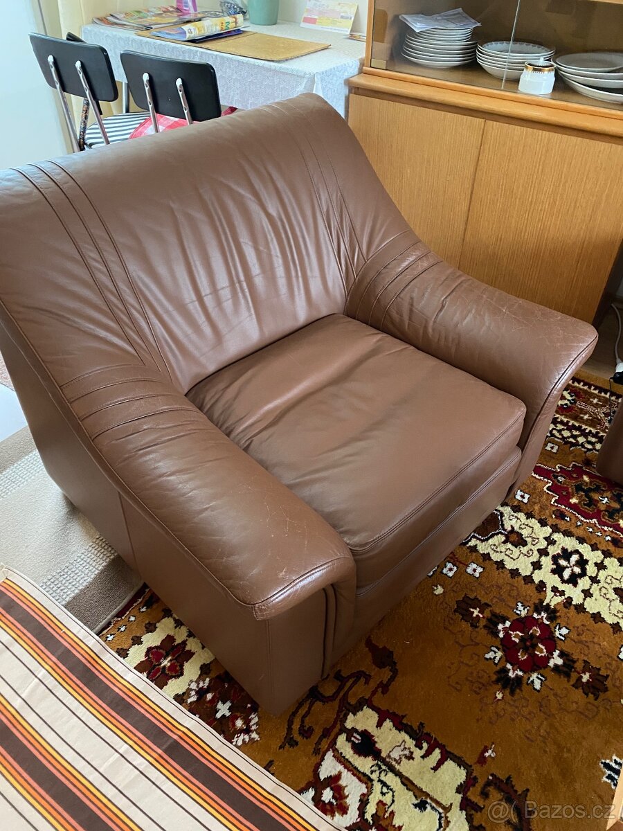 Kožená sedací souprava - 2