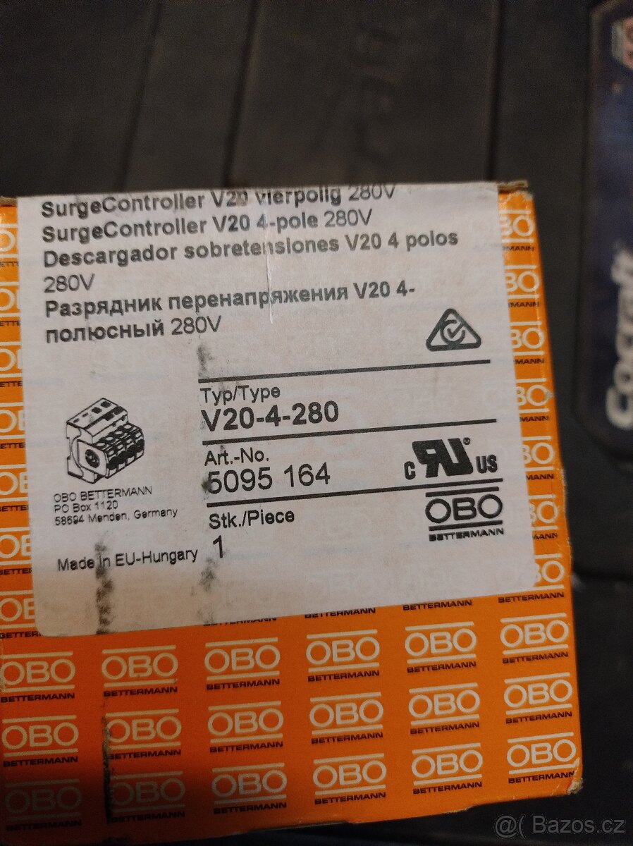 Svodič přepětí OBO - 2