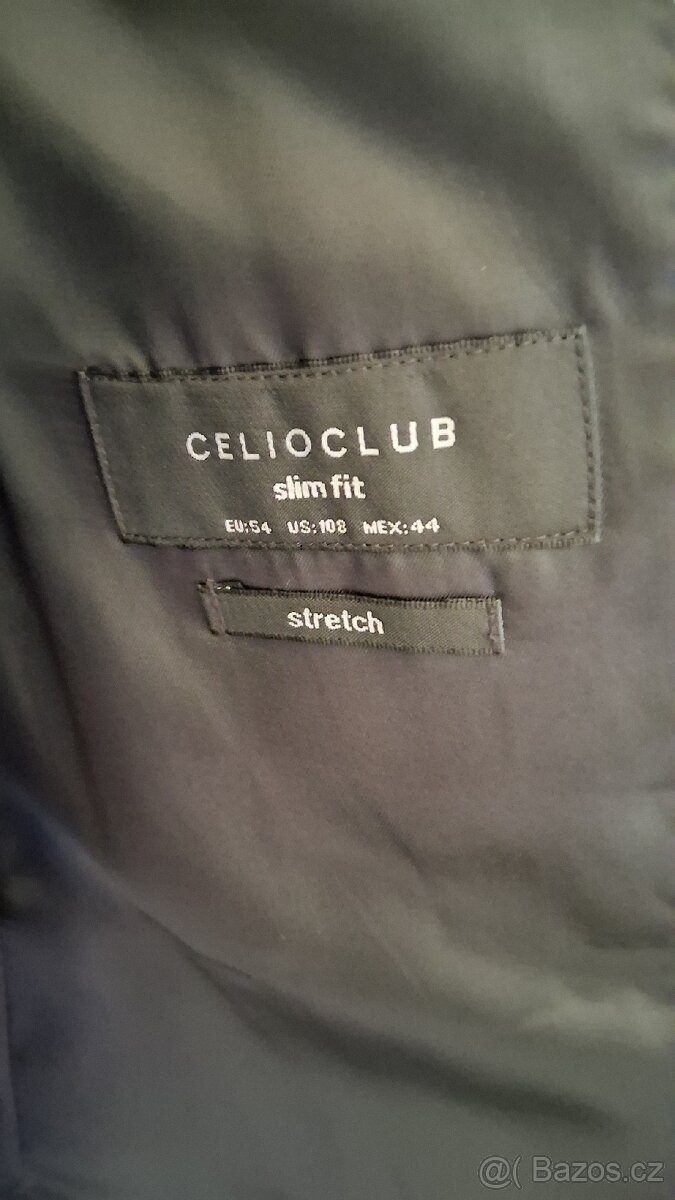 Pánský černý oblek CELIOCLUB - 2