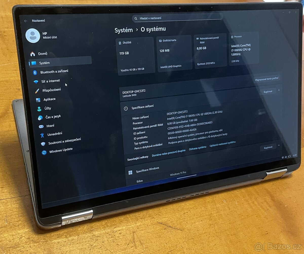 Dell Latitude 9410 2in1 i7-10610u - 2