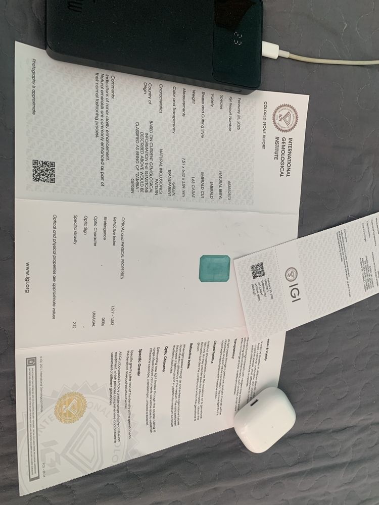 Smaragd 1,63 ct - 2