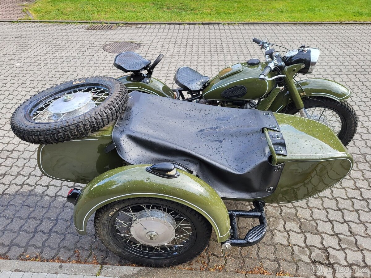 Dněpr,Ural K 750 se sajdou po pěkné renovaci - 2