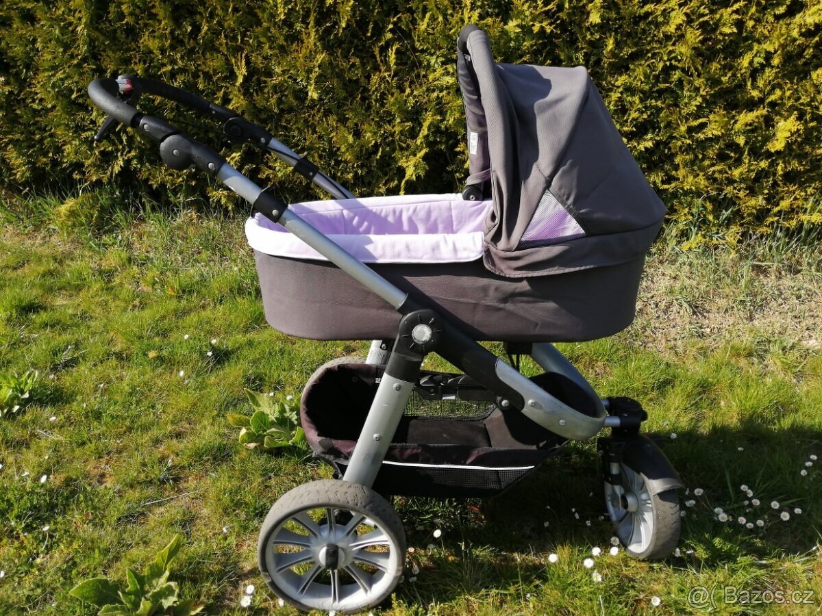 Prodám kočárek Teutonia Spirit S310HB-hluboká korba+sportak - 2