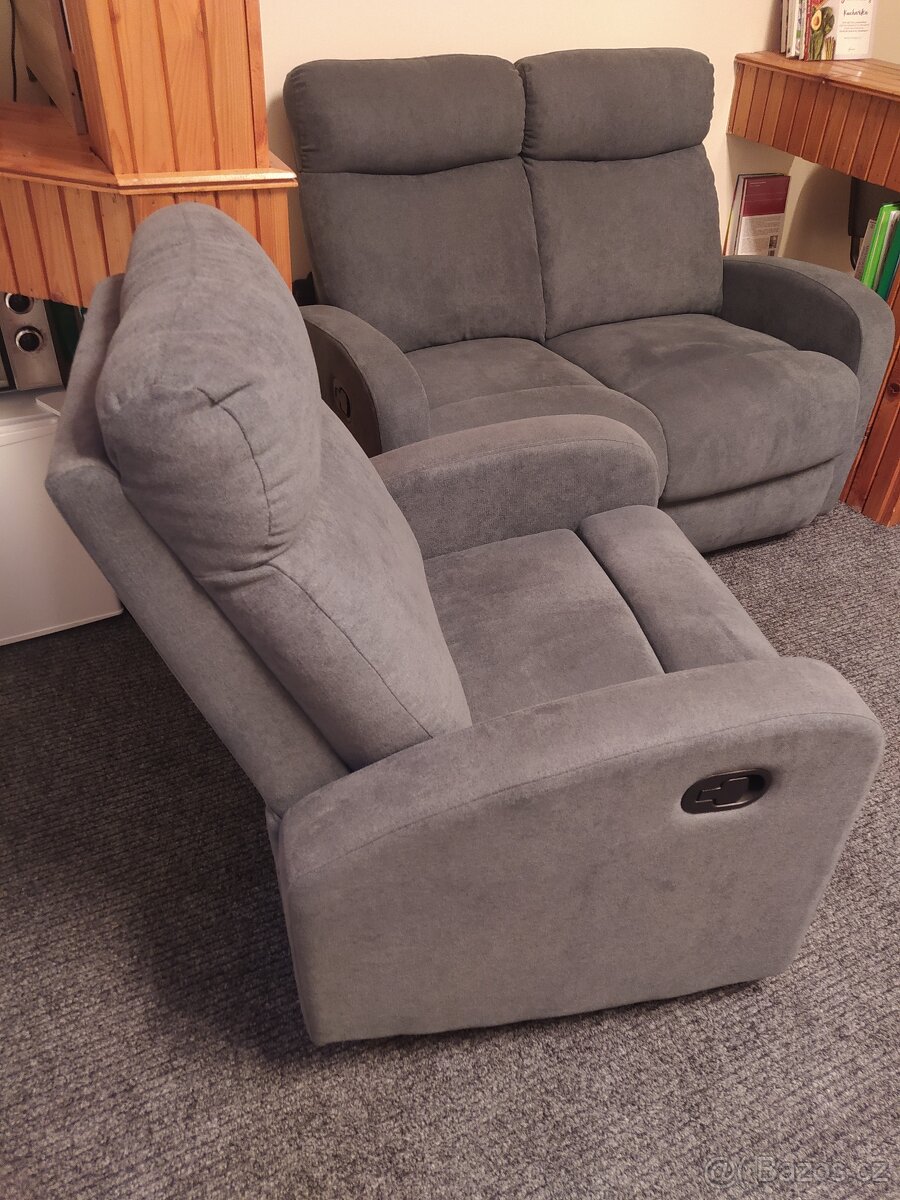 Polohovaci 2kreslo +1kreslo - 2