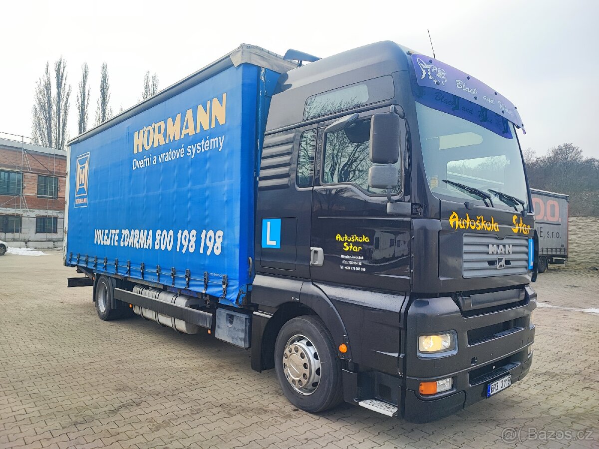 Tandem souprava MAN TGA 18.410 BDF + Wecon 18t autoškola - 2