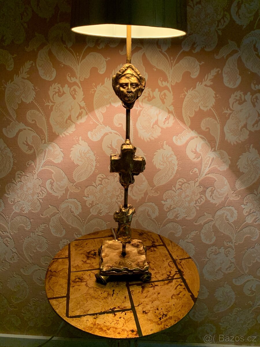 Prodám designové zlaté lampu - 2