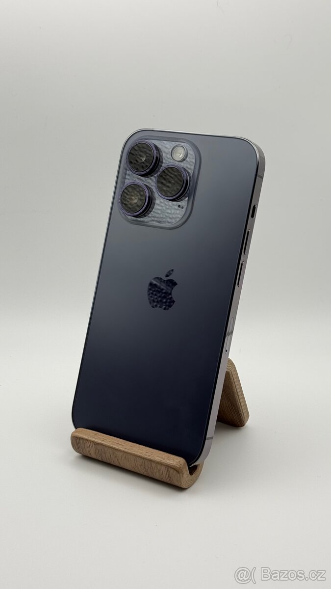 iPhone 14 Pro 128 GB Deep Purple - Baterie 100 %, Záruka - 2