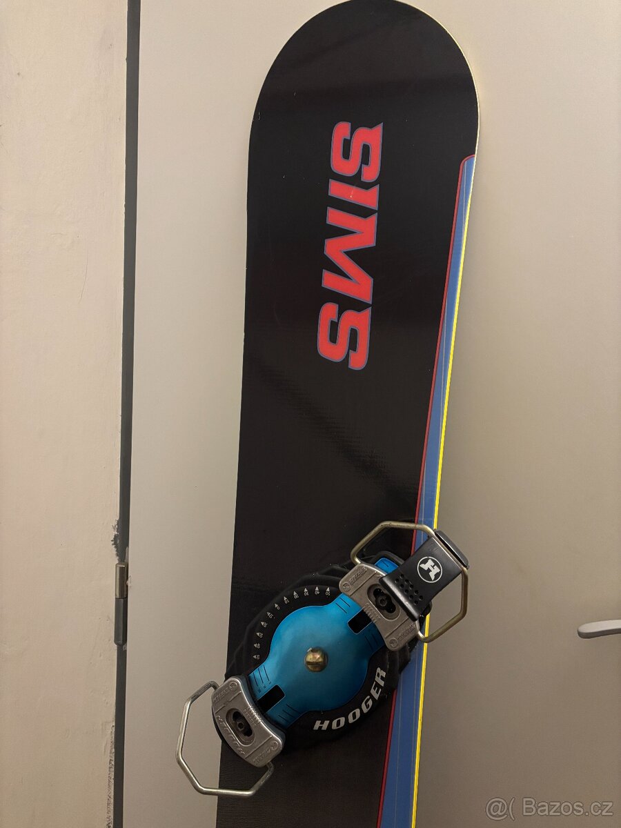Snowboard SIMS 167 Burner + boty Raichle 43,5 - 2