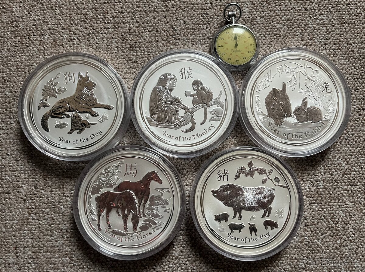 Investiční stříbrné i zlaté mince 100+ ks, Množstevní slevy - 2